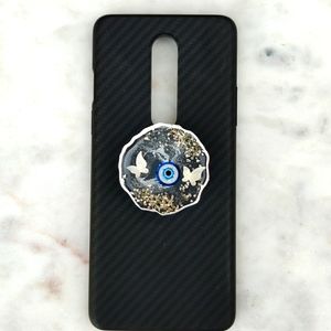 Handmade Resin Evil Eye Phone Grip